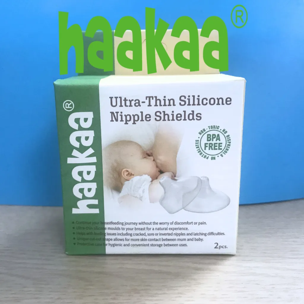Ảnh Núm Trợ Ti Mẹ Cho Bé Bú Cao Cấp Haakaa, New Zealand. Hỗ Trợ Mẹ Có Đầu Ti Ngắn, Nhạy Cảm, Đau Rát, Rạn Nứt. 3