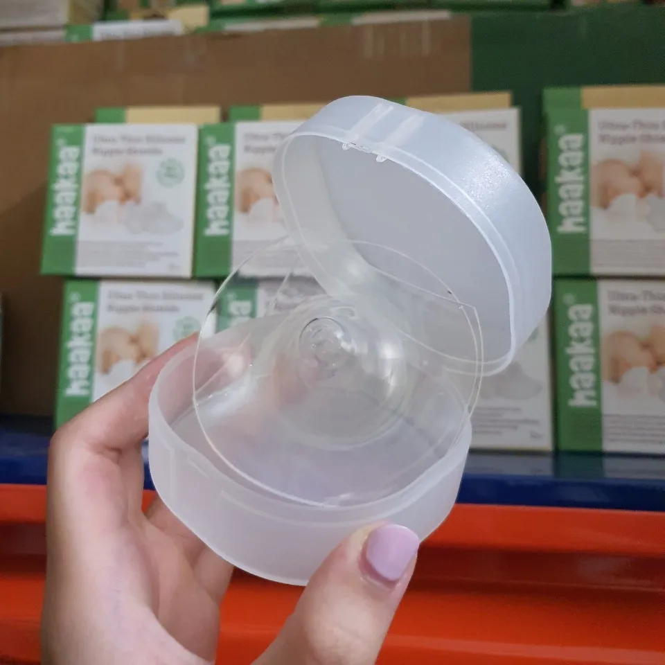 Ảnh Núm Trợ Ti Mẹ Cho Bé Bú Cao Cấp Haakaa, New Zealand. Hỗ Trợ Mẹ Có Đầu Ti Ngắn, Nhạy Cảm, Đau Rát, Rạn Nứt. 4