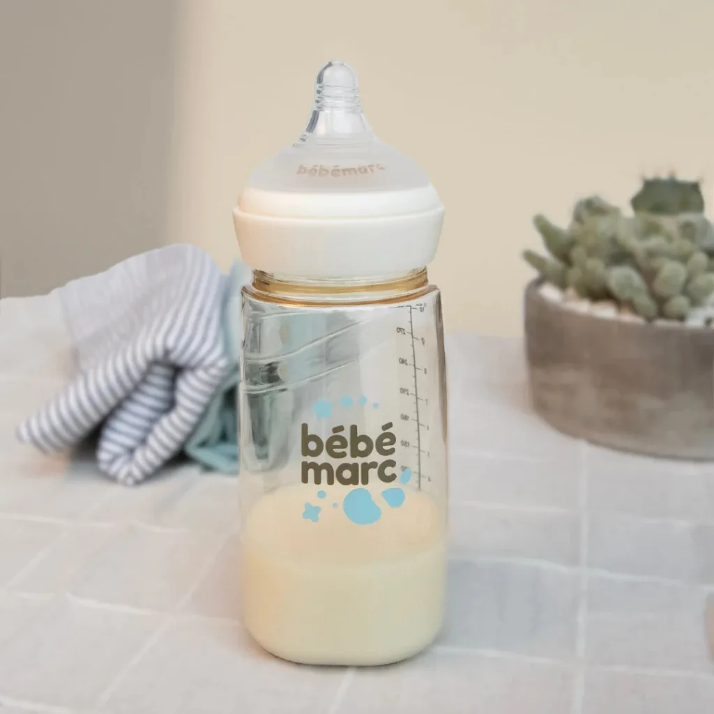 Ảnh Núm Ty Silicone Cao Cấp Kháng Khuẩn Tự Nhiên An Toàn Cho Bé Yêu bébémarc - Nhiều Size (Set 2 Cái) 3