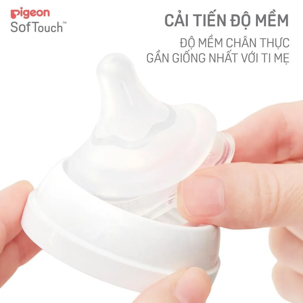 Ảnh Núm Ty Softouch Pigeon Siêu Mềm (2 cái/vỉ) 2