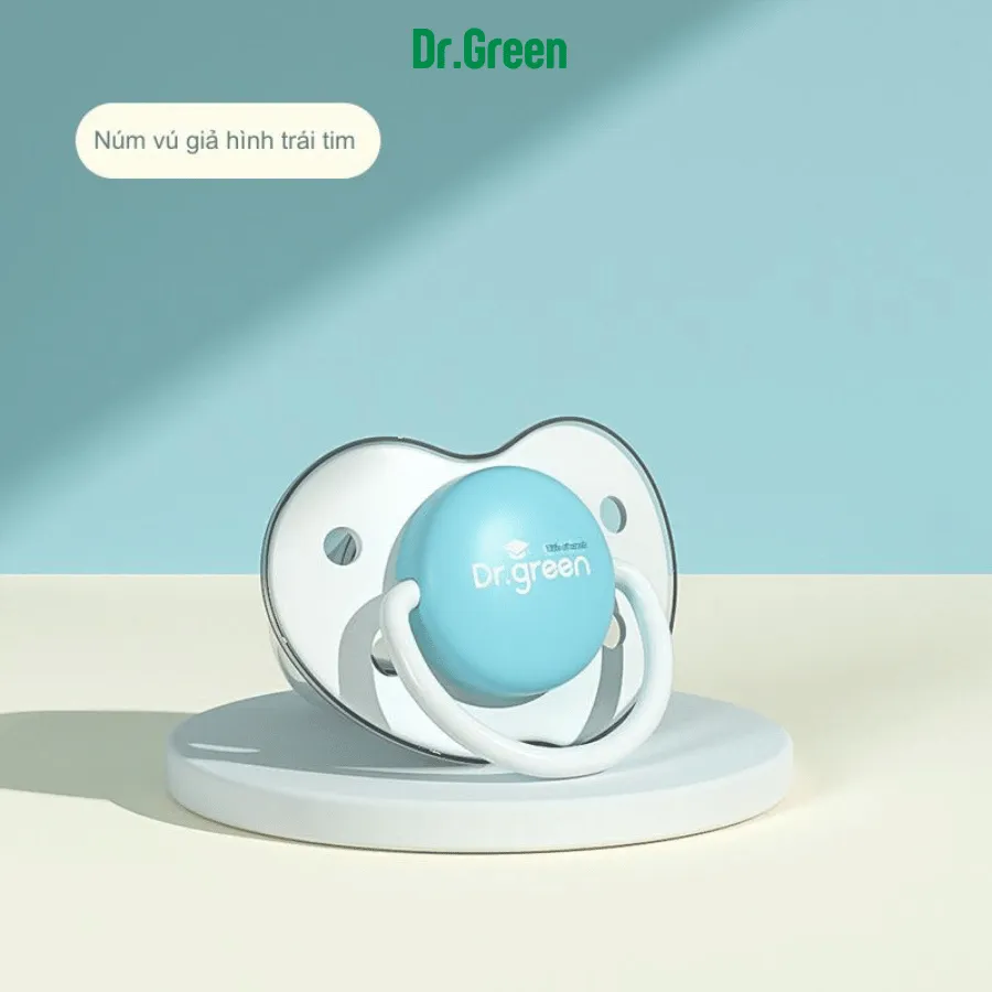 Ảnh Núm Vú Giả Cho Bé Dr.Green 0 - 6 -12 - 24 Tháng | Bé Sơ Sinh | Silicon Siêu Mềm Cho Bé Ngủ Yên 4