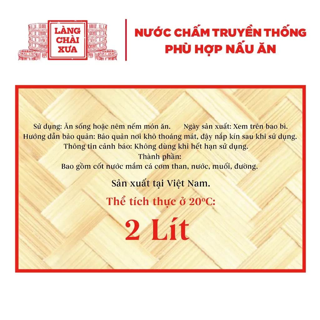 Ảnh Nước Chấm Cá Cơm Than Làng Chài Xưa chai nhựa cao cấp 2 lít/chai Đặc Biệt Thanh Dịu An toàn 2