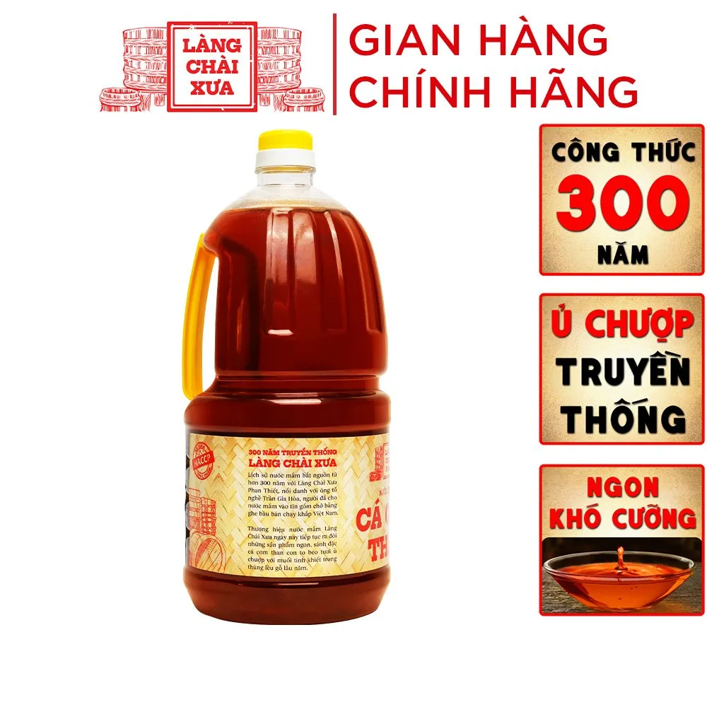 Ảnh Nước Chấm Cá Cơm Than Làng Chài Xưa chai nhựa cao cấp 2 lít/chai Đặc Biệt Thanh Dịu An toàn 4