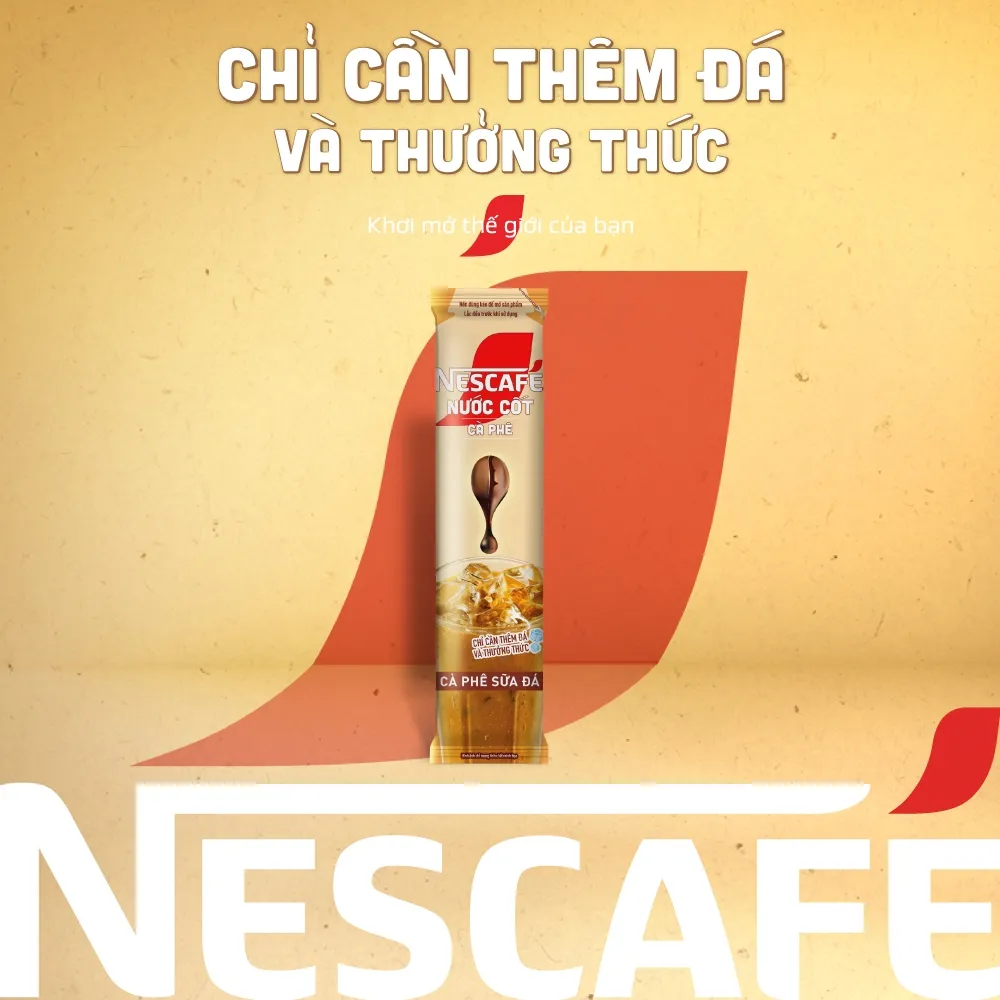 Ảnh Nước cốt cà phê NESCAFÉ - CÀ PHÊ SỮA ĐÁ (hộp 5 gói) 3