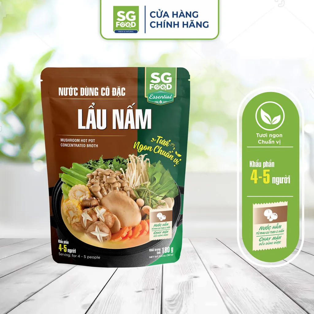 Ảnh Nước dùng cô đặc Lẩu Nấm SG Food 180gr 3