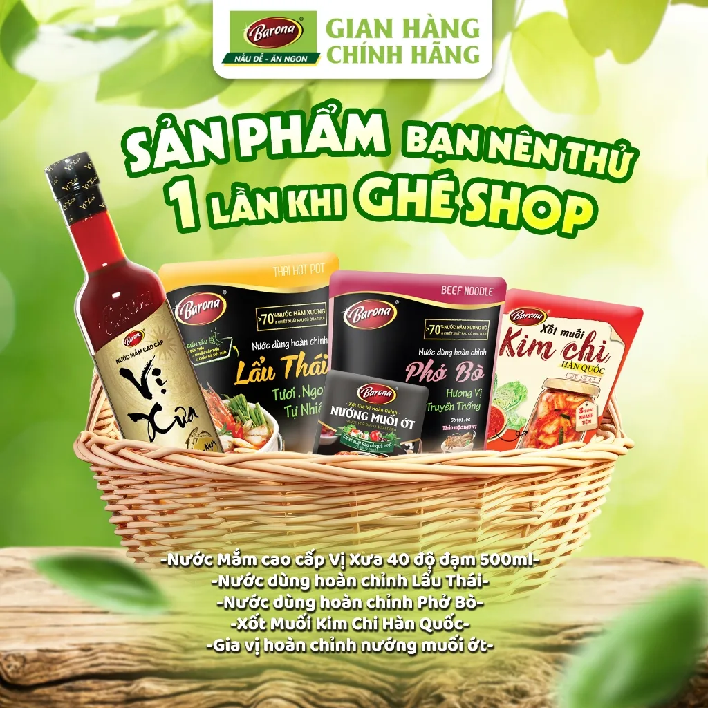 Ảnh Nước Dùng Lẩu Riêu Cua Barona 230g tươi ngon chuẩn vị không cần nêm nếm 4