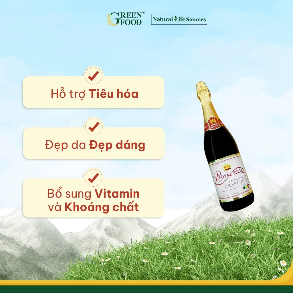 Ảnh Nước ép nho đỏ Royal Select - 750 ml 2
