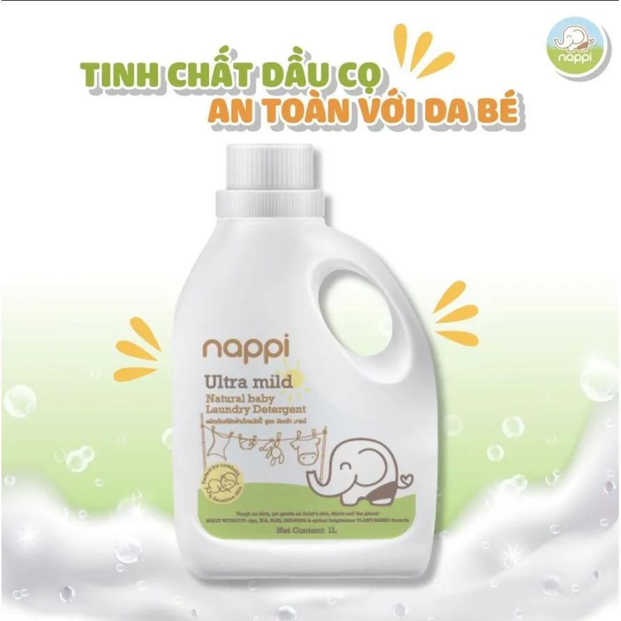 Ảnh Nước Giặt Dầu Cọ Nappi 1000ml 4