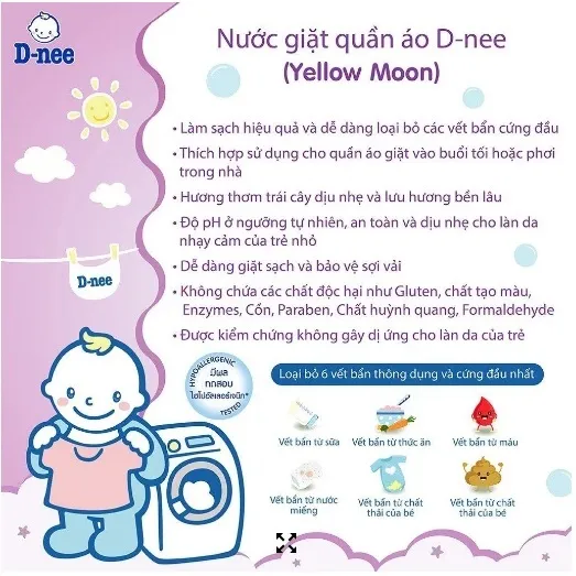 Ảnh Nước giặt Dnee bình 3000ml đủ hương mẫu mới chính hãng 2