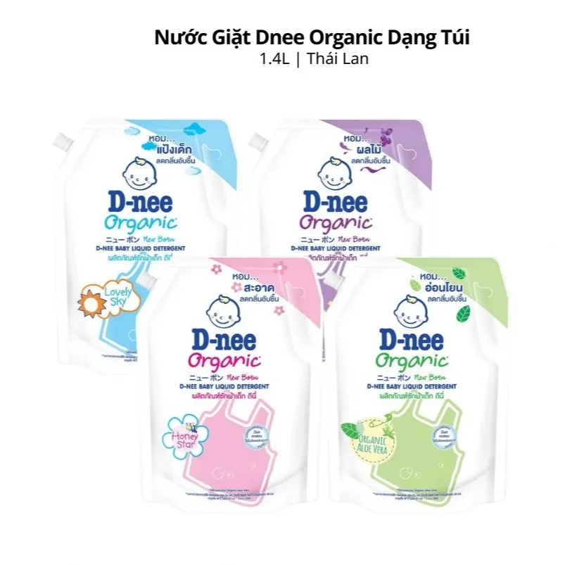 Ảnh Nước giặt Dnee Thái Lan chính hãng an toàn cho bé 4