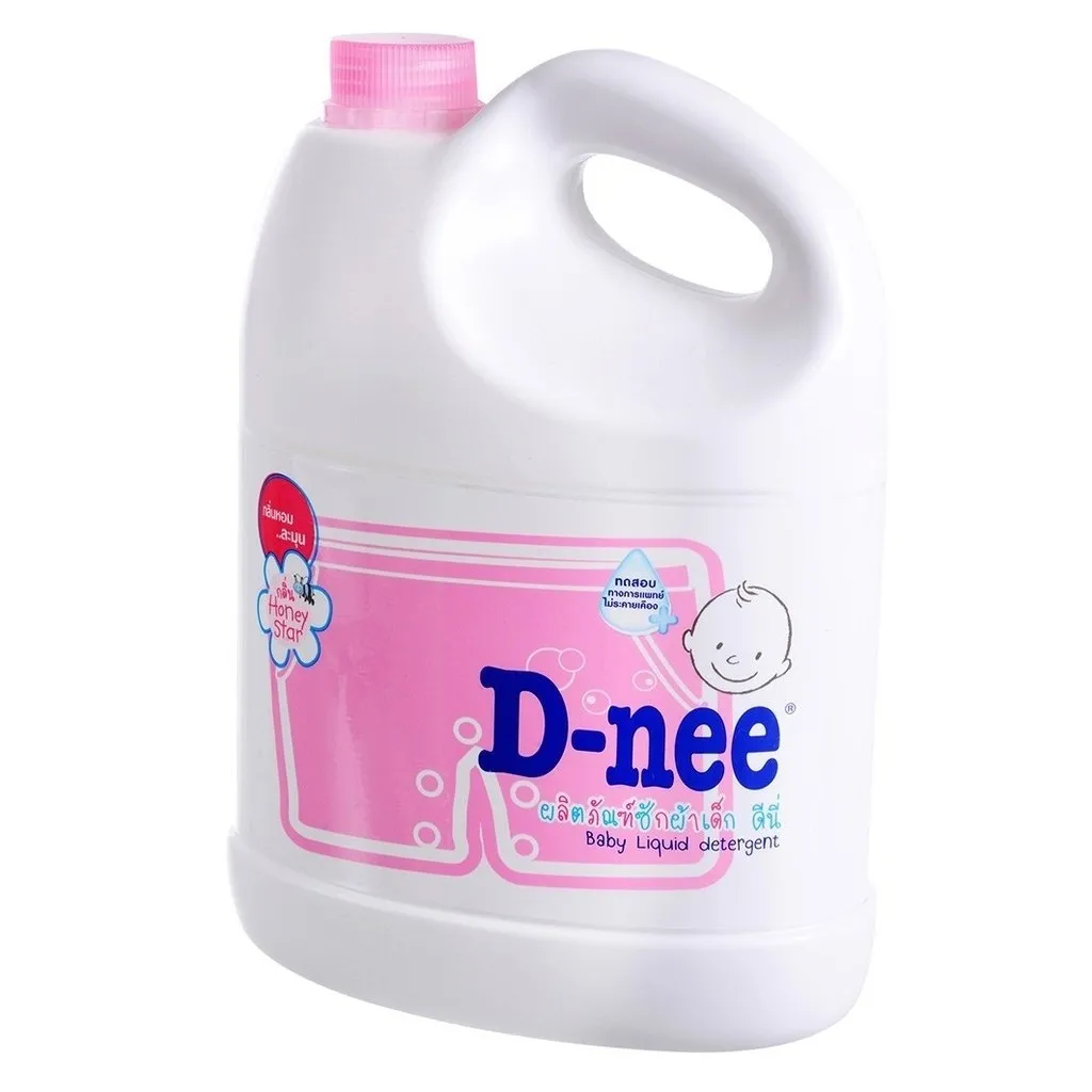 Ảnh Nước giặt quần áo em bé D-nee Xanh - Lovely Sky 3L/2.8 2