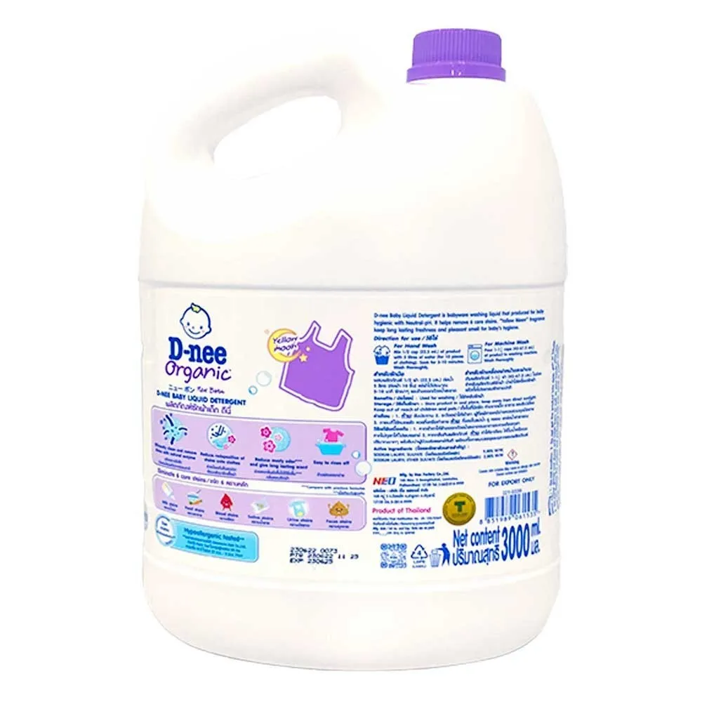 Ảnh Nước giặt quần áo em bé D-nee Tím - Yellow Moon 3L/2.8 3