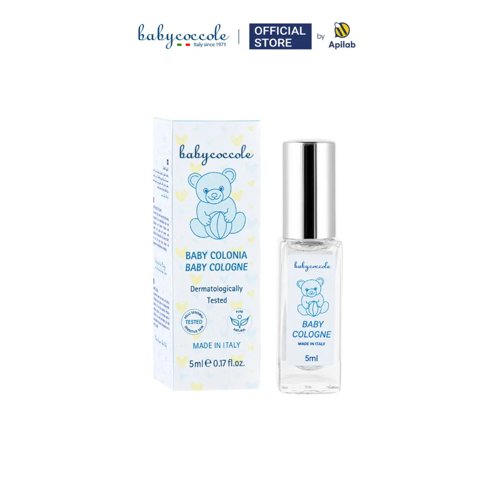 Ảnh Nước hoa cho bé Babycoccole 0M+ an toàn cho trẻ sơ sinh & em bé chiết xuất hoa sen 5ml 1