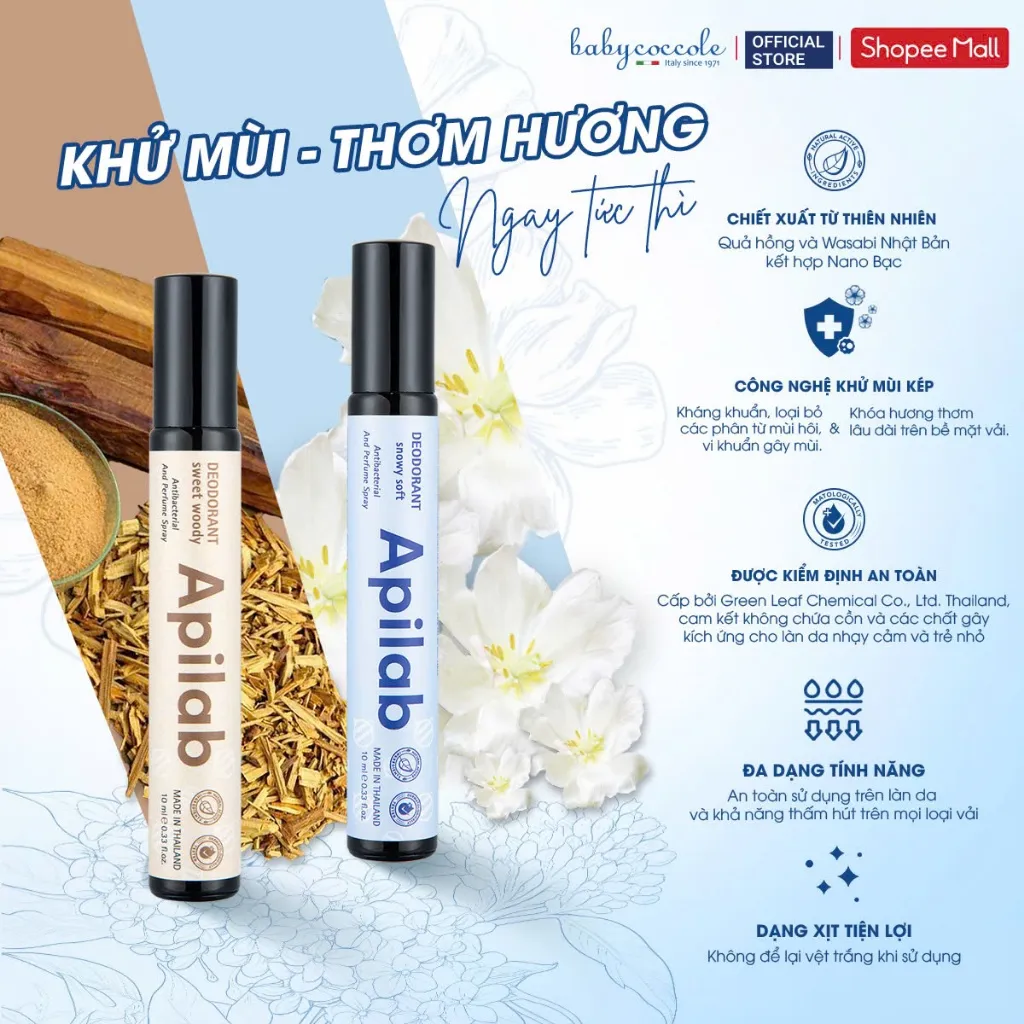Ảnh Nước hoa cho bé Babycoccole 0M+ an toàn cho trẻ sơ sinh & em bé chiết xuất hoa sen 5ml 2