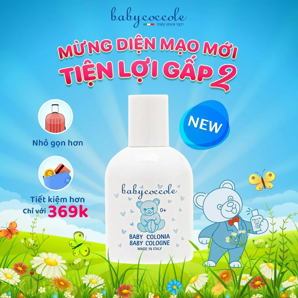 Ảnh Nước hoa cho bé Babycoccole 0M+ an toàn cho trẻ sơ sinh & em bé chiết xuất hoa sen 50ml 2