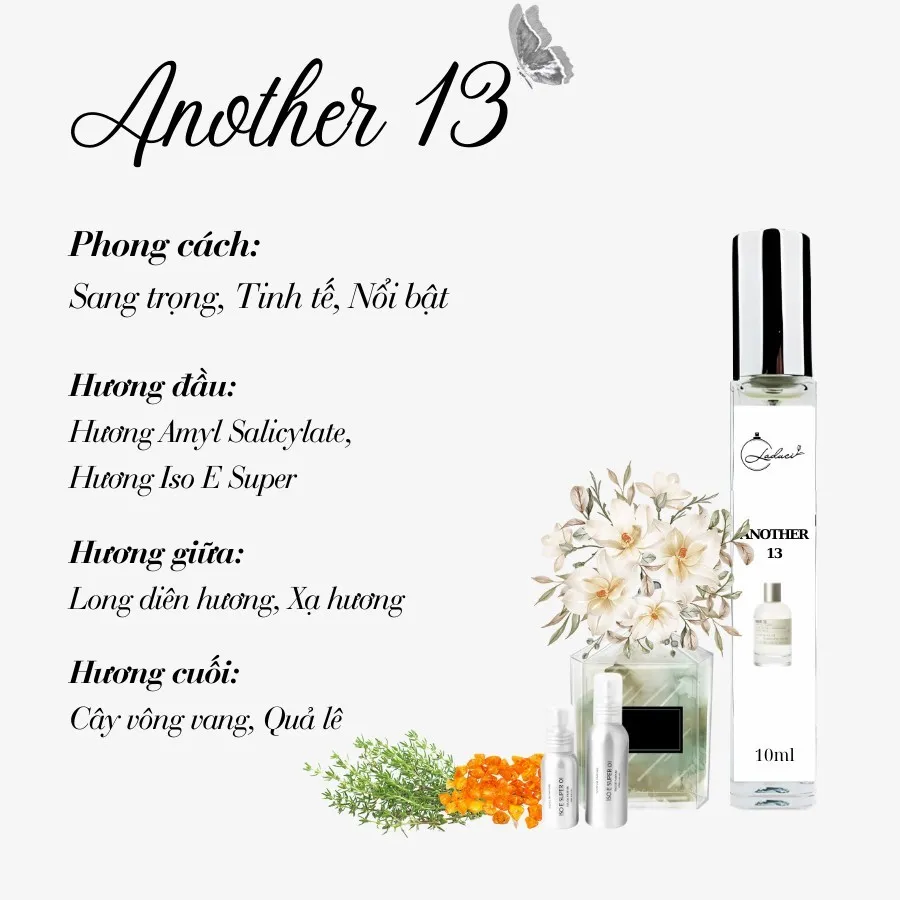 Ảnh Nước hoa nam nữ Another 13 / Rose 31 / Santa 33 chai chiết 10ml phong cách Sang trọng - Perfume 1