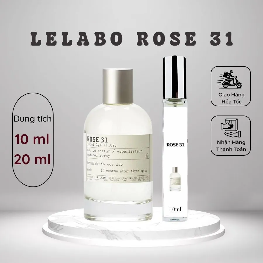 Ảnh Nước hoa nam nữ Another 13 / Rose 31 / Santa 33 chai chiết 10ml phong cách Sang trọng - Perfume 2