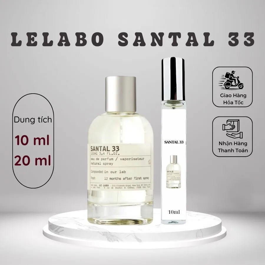 Ảnh Nước hoa nam nữ Another 13 / Rose 31 / Santa 33 chai chiết 10ml phong cách Sang trọng - Perfume 4
