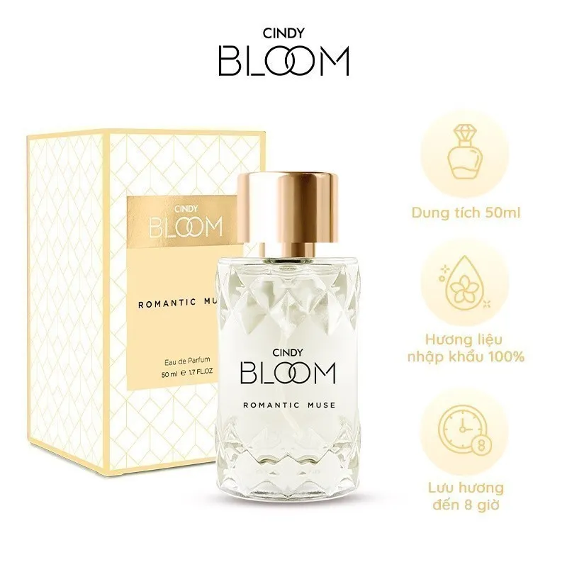 Ảnh Nước hoa nữ Cindy Bloom Romantic Muse hương quyến rũ lãng mạn 50ml 2