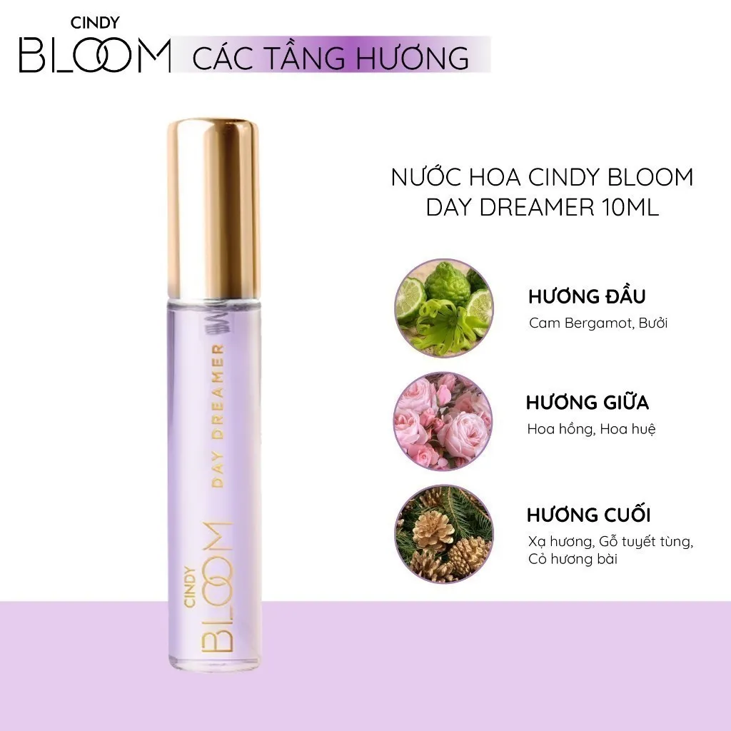 Ảnh Nước hoa nữ Cindy Bloom Day Dreamer Hương Mộng Mơ 10ml 2
