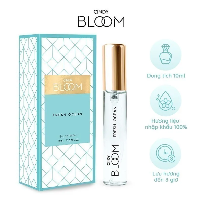 Ảnh Nước hoa nữ Cindy Bloom Fresh Ocean hương năng động trẻ trung 10ml 2