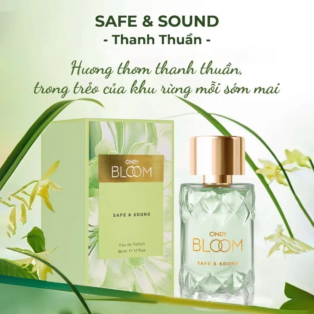 Ảnh Nước hoa nữ Cindy Bloom Safe & Sound Hương Thanh Thuần Trong Trẻo 50ml 2