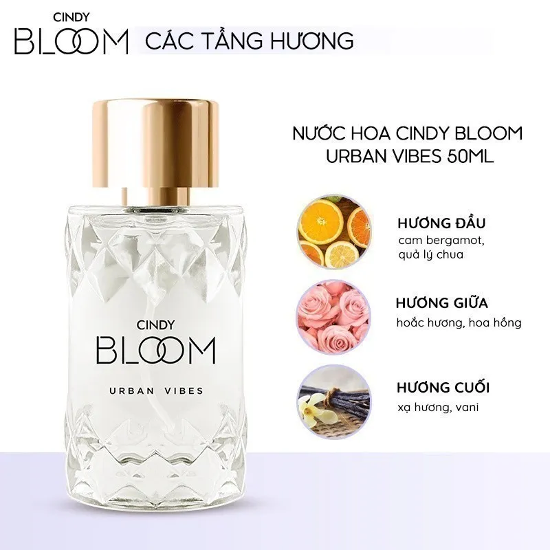 Ảnh Nước hoa nữ Cindy Bloom Urban Vibes hương tự tin cuốn hút 50ml 3