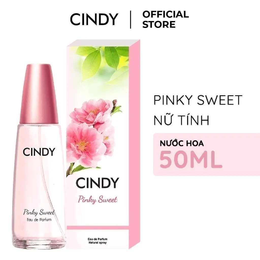 Ảnh Nước hoa nữ Cindy Pinky Sweet mùi hương ngọt ngào trẻ trung 50ml 1