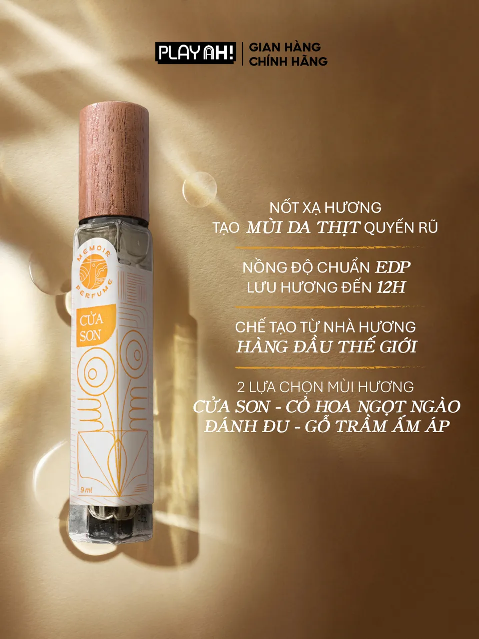 Ảnh Nước Hoa PlayAh! Memoir Eau De Parfum - Hương Đánh Đu/Cửa Son 9ml 1