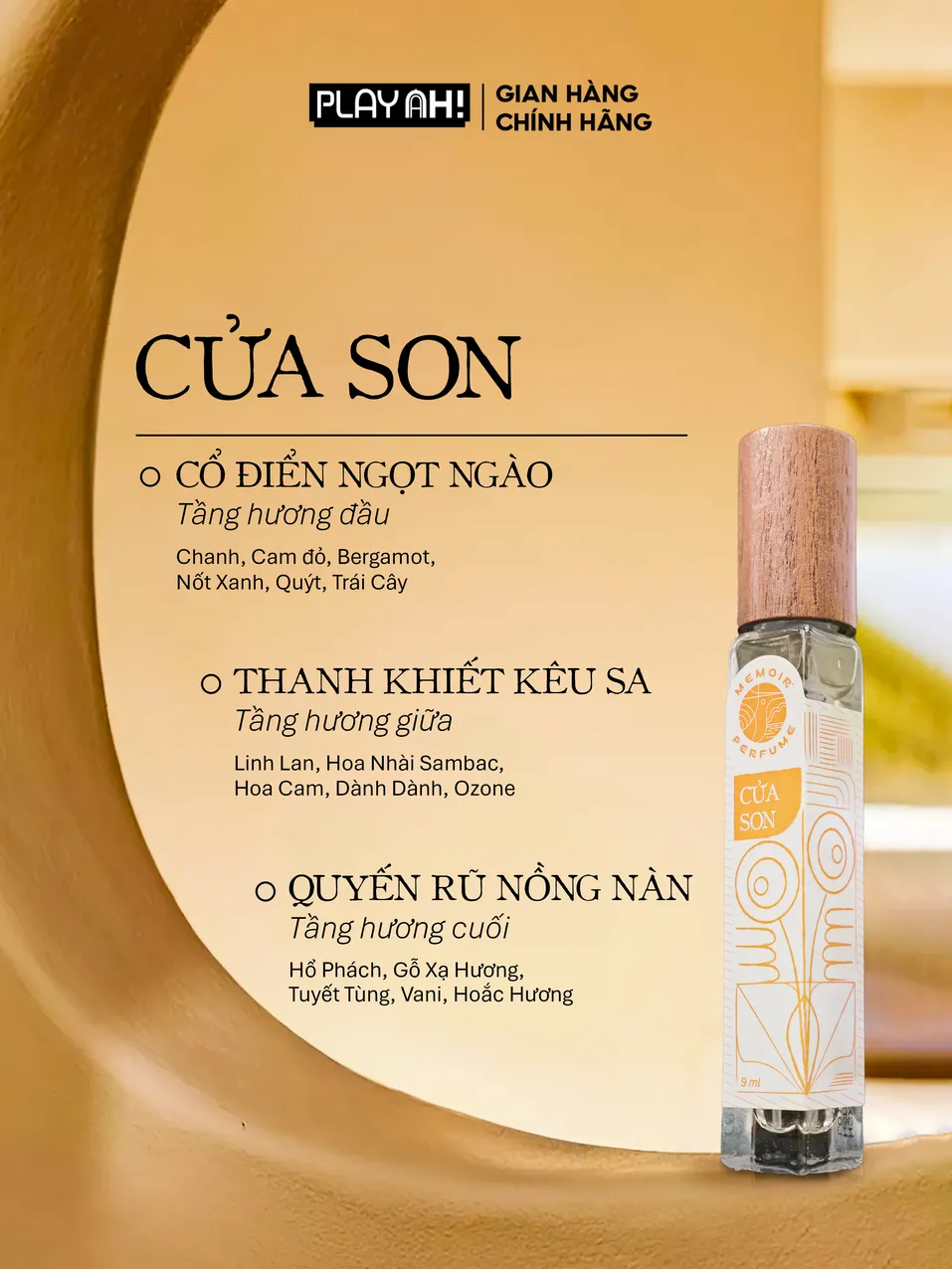 Ảnh Nước Hoa PlayAh! Memoir Eau De Parfum - Hương Đánh Đu/Cửa Son 9ml 2