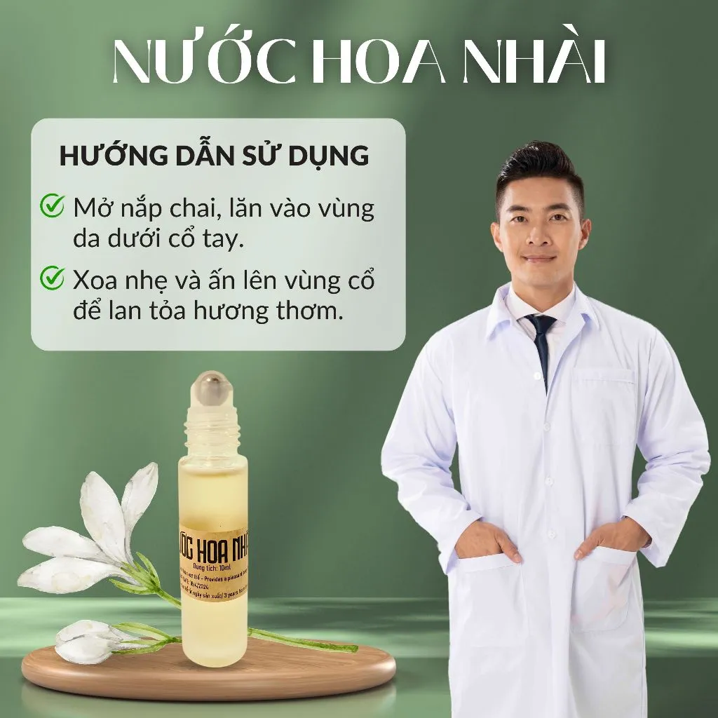 Ảnh Nước hoa tinh chất hoa nhài Giang's 10ml - Hương hoa nhài nhẹ nhàng tinh tế sang trọng 3