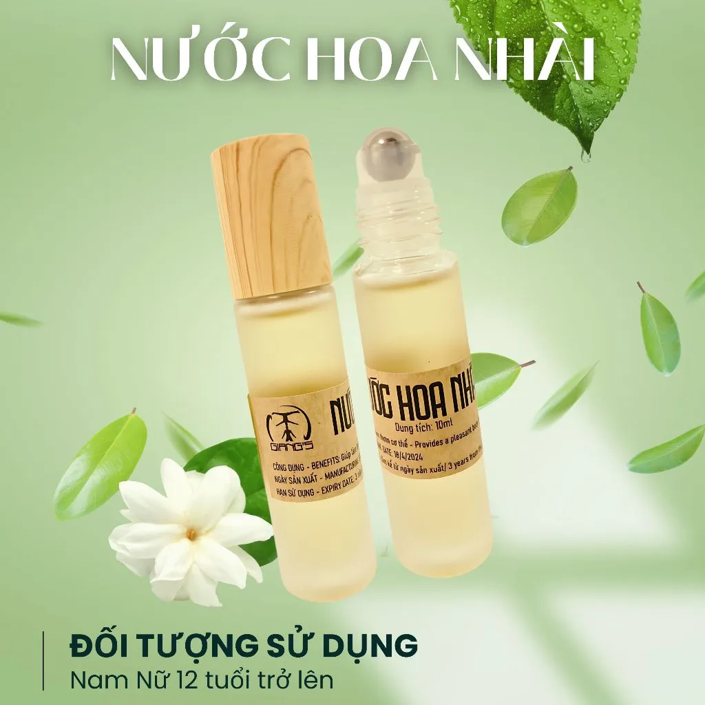 Ảnh Nước hoa tinh chất hoa nhài Giang's 10ml - Hương hoa nhài nhẹ nhàng tinh tế sang trọng 4