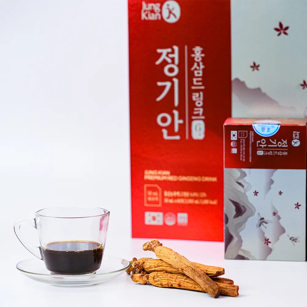Ảnh Nước hồng sâm Hàn Quốc Jung Kian Premium Korean Red Ginseng Drink – 60 gói x 50ml 2