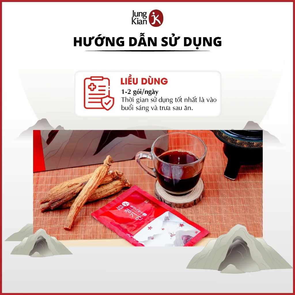 Ảnh Nước hồng sâm Hàn Quốc Jung Kian Premium Korean Red Ginseng Drink 4