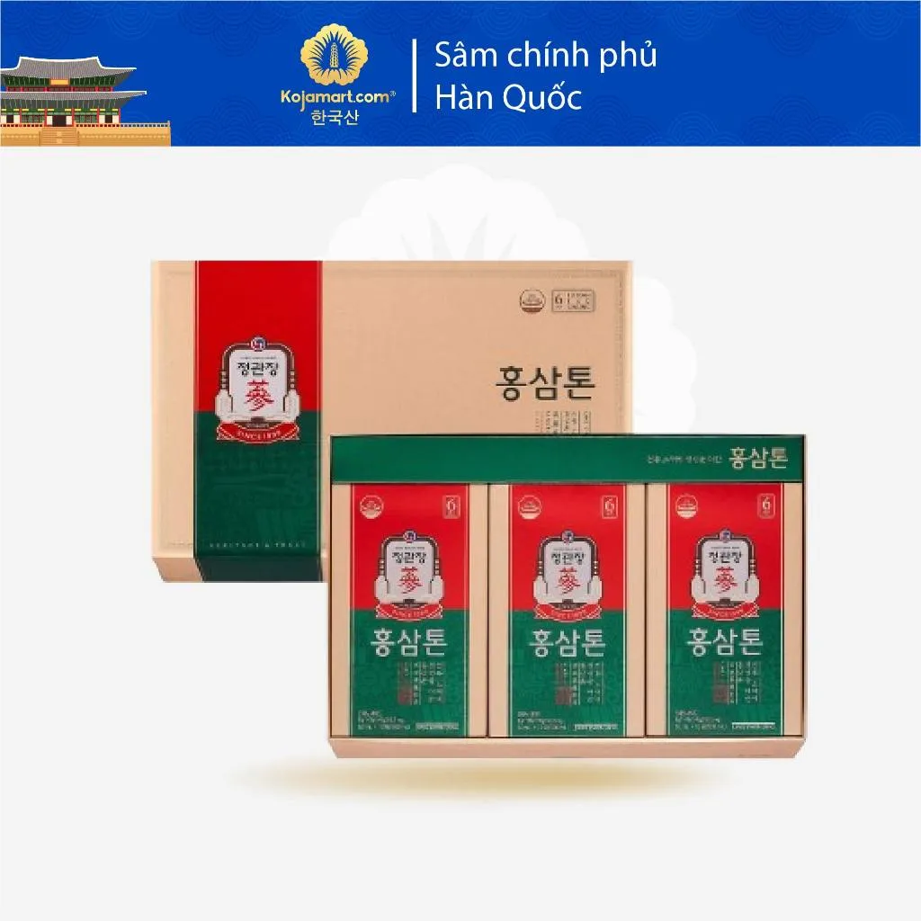 Ảnh Nước Hồng Sâm Hàn Quốc KGC Jung Kwan Jang Tonic 6 Năm Tuổi 50ml x 30 Gói 1