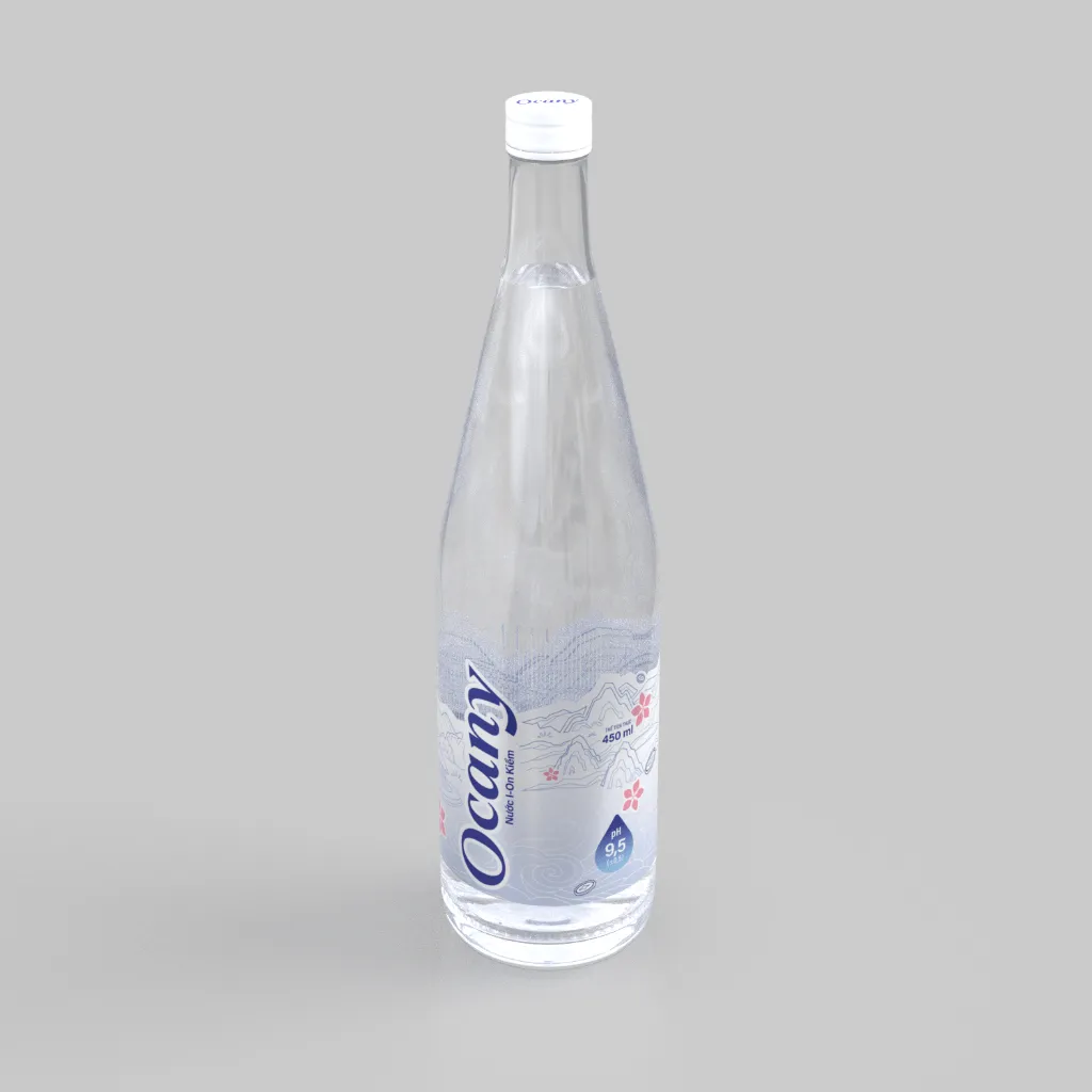 Ảnh Nước ion kiềm Ocany chai thủy tinh thùng 12 chai 450ml 4