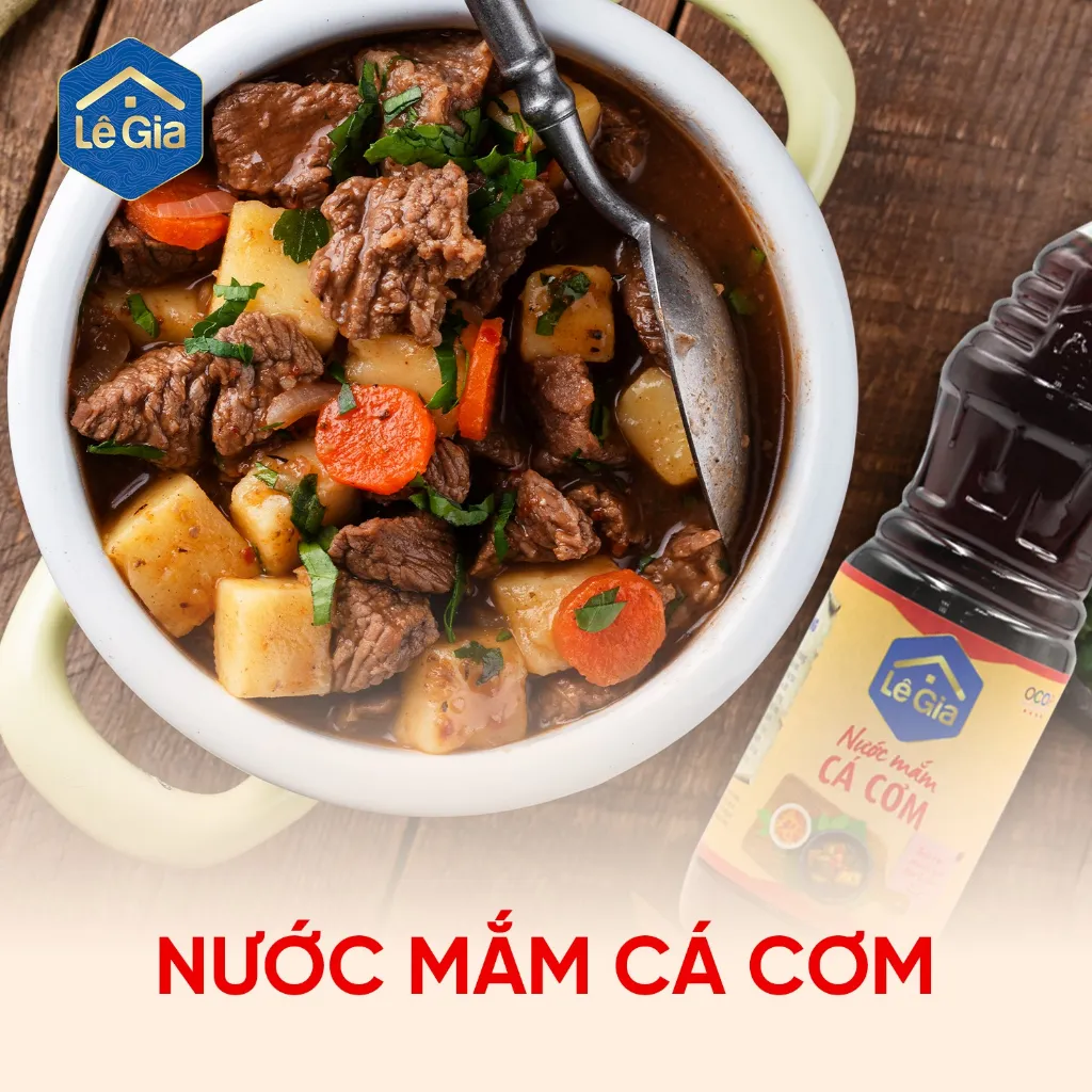 Ảnh Nước mắm cá cơm Lê Gia chai 650ml - kho nấu đậm đà 3