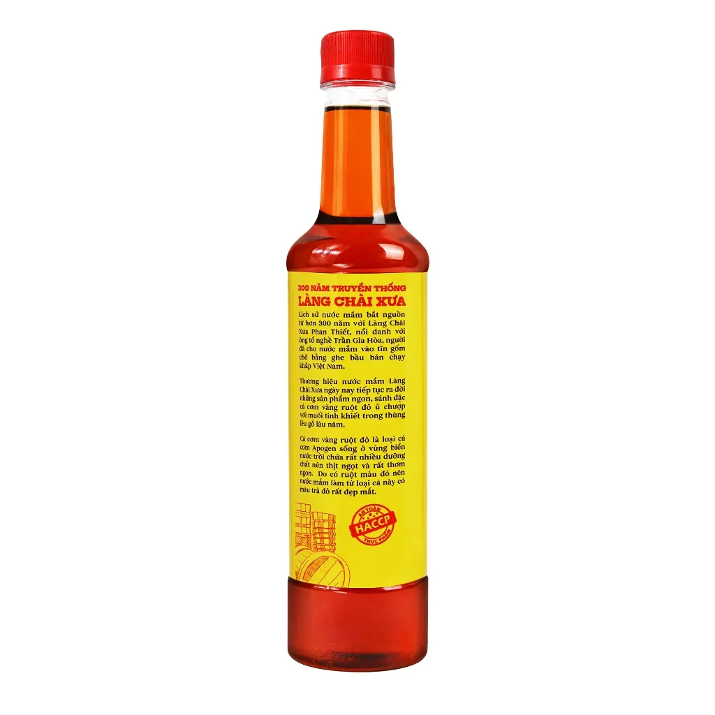 Ảnh Nước mắm nhỉ cá cơm ruột đỏ Làng Chài Xưa 525ml/chai cá ngon vùng nước trồi 300 năm truyền thống 4