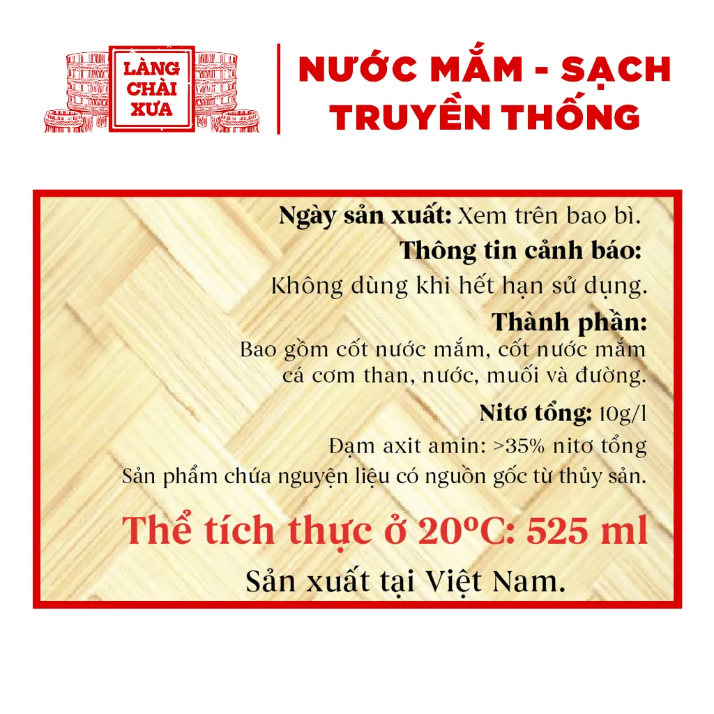 Ảnh Nước mắm nhỉ Cá Cơm Than Làng Chài Xưa chai nhựa cao cấp 525ml/chai Đặc Biệt Thanh Dịu An toàn Tiết Kiệm 2