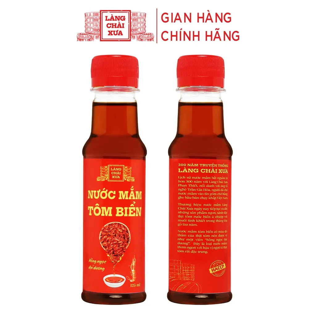 Ảnh Nước mắm tôm biển Làng Chài Xưa Hồng Ngọc Đại Dương 125ml/chai 3