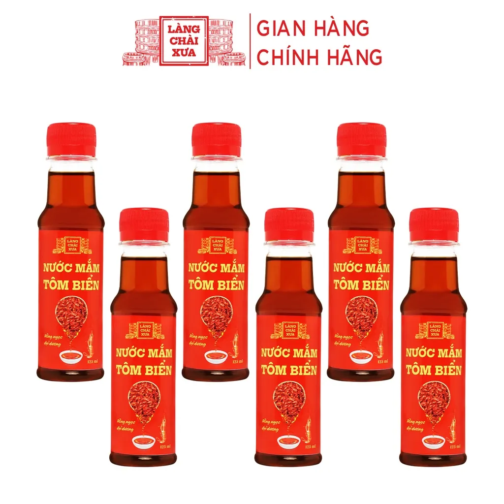 Ảnh Nước mắm tôm biển Làng Chài Xưa Hồng Ngọc Đại Dương 125ml/chai công thức 300 năm 4