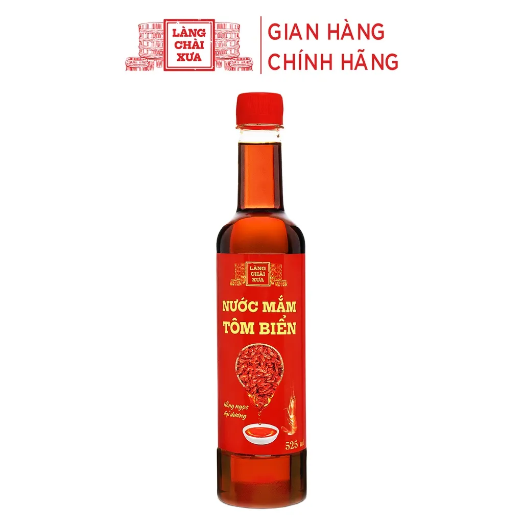 Ảnh Nước mắm tôm biển Làng Chài Xưa 525ml/chai Hồng Ngọc Đại Dương 300 năm truyền thống 3