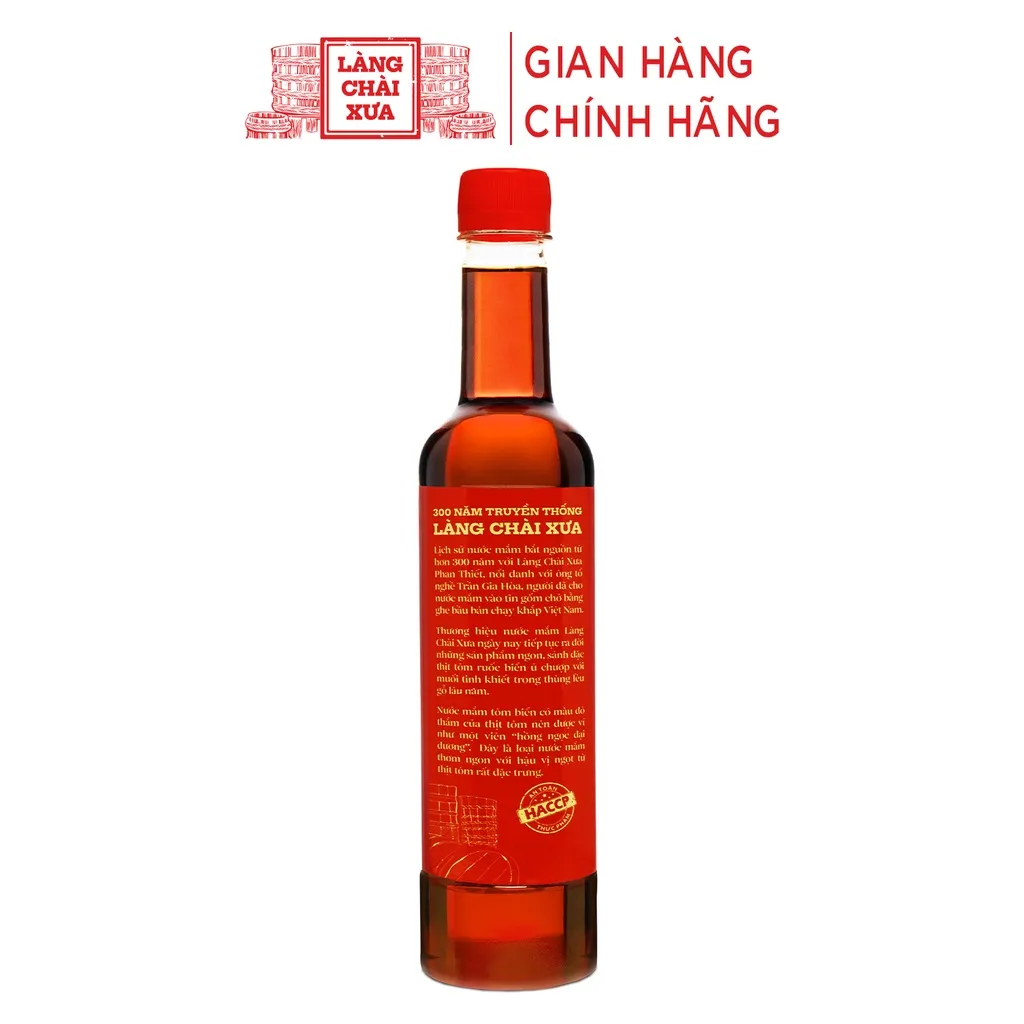 Ảnh Nước mắm tôm biển Làng Chài Xưa 525ml/chai Hồng Ngọc Đại Dương 300 năm truyền thống 4
