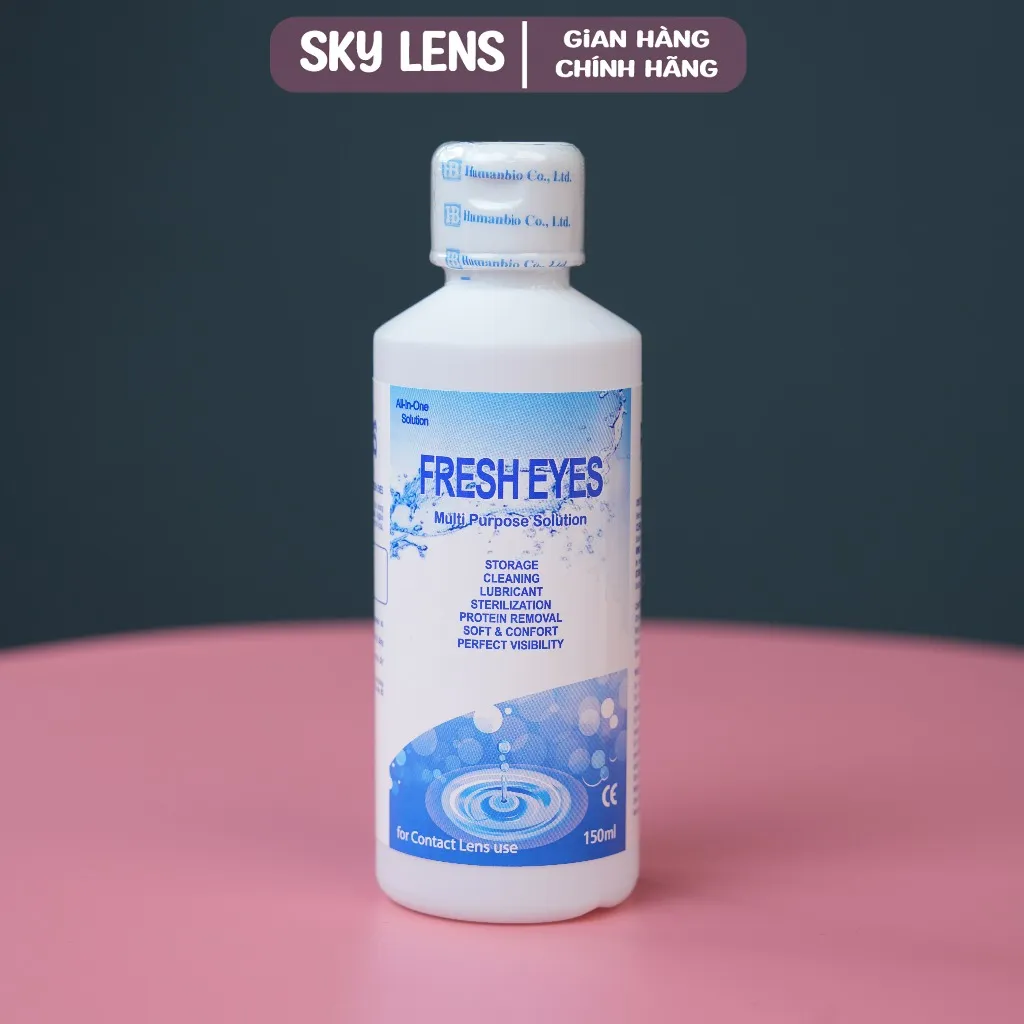 Ảnh Nước Ngâm Lens Chai lớn  Sky Contact Lens 360ml 4