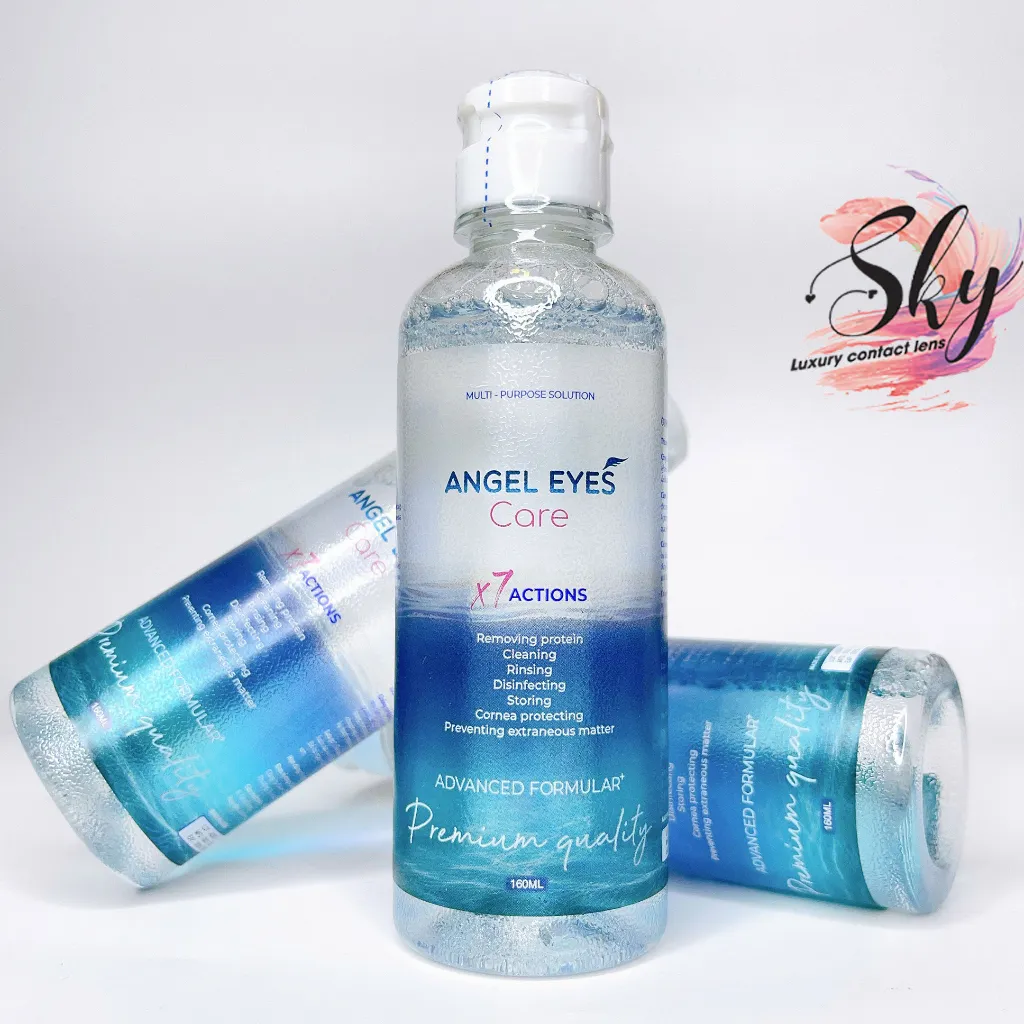 Ảnh Nước ngâm lens siêu cấp ẩm Sky Contact lens model  Angel Eyes Care dung tích 150 ml và 360 ml 2