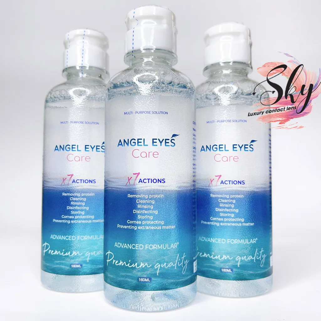 Ảnh Nước ngâm lens siêu cấp ẩm Sky Contact lens model  Angel Eyes Care dung tích 150 ml và 360 ml 3