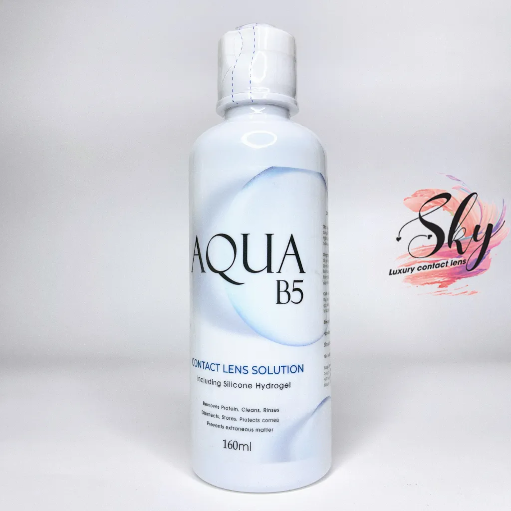 Ảnh Nước ngâm và bảo quản kính áp tròng Sky Contact lens model Aqua B5 dung tích 360ml 3