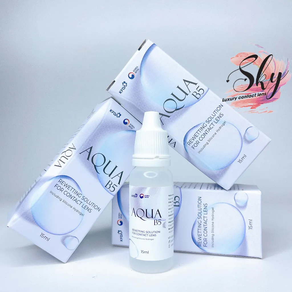 Ảnh Nước nhỏ mắt lens Aqua B5 15ml cao cấp cho mắt nhạy cảm 2