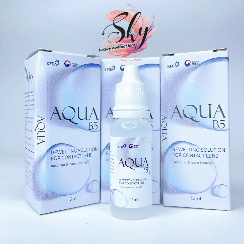 Ảnh Nước nhỏ mắt lens Aqua B5 15ml cao cấp cho mắt nhạy cảm 4