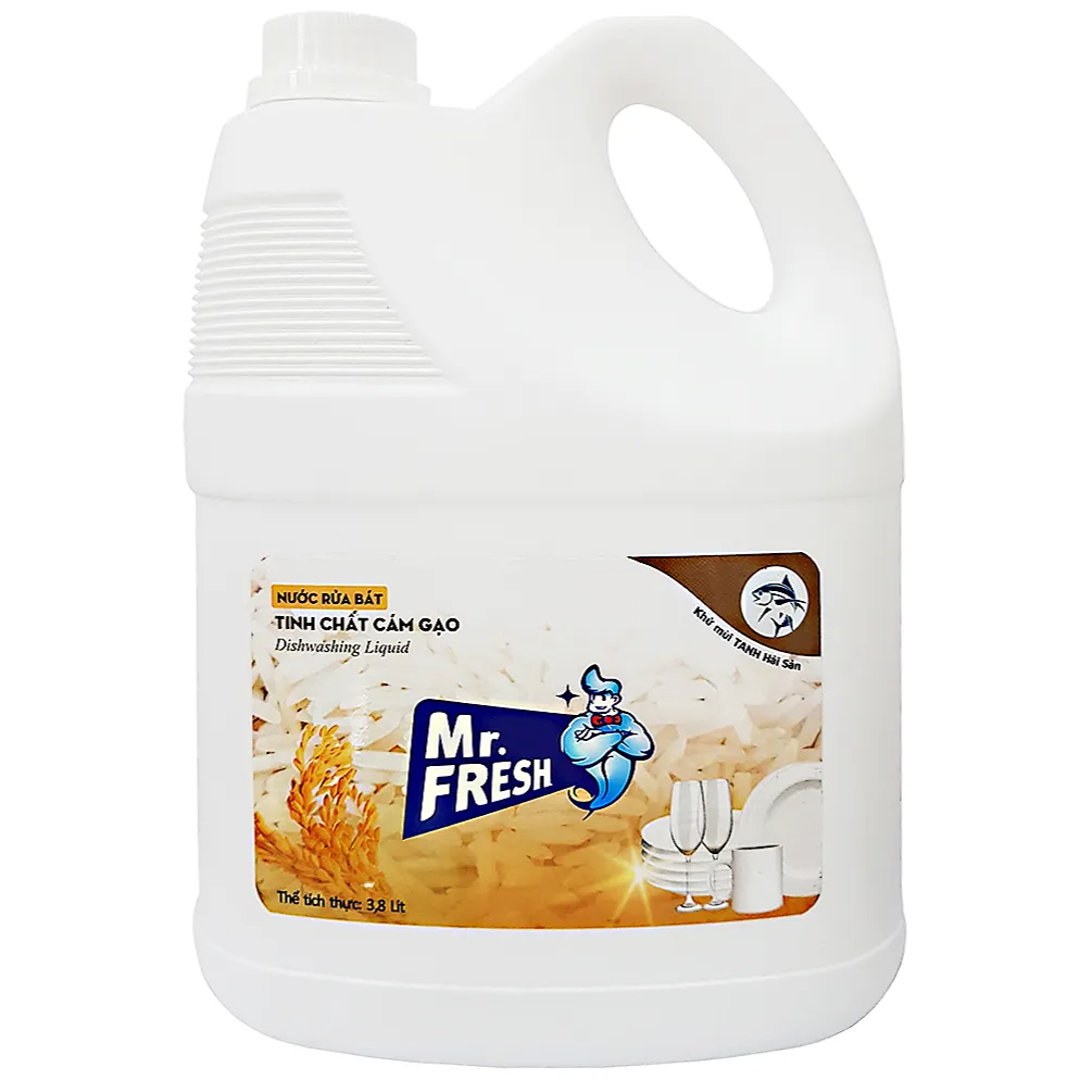 Ảnh Nước rửa bát siêu đậm đặc an toàn Mr Fresh Korea 3,8L 2